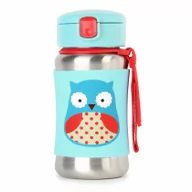 Bidony dla dzieci - Skip Hop SOWA stalowy bidon ZOO SH 252511 - miniaturka - grafika 1