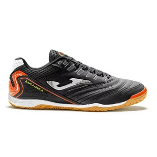 Joma Maxima 2301 Indoor, Unisex Dorosły Czarny Pomarańczowy, Czarny Pomarańczowy, 46 EU - Piłka nożna - miniaturka - grafika 1