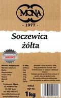 Ziarna i nasiona roślin strączkowych - Soczewica żółta MONA 1kg PREMIUM - miniaturka - grafika 1