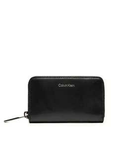 Calvin Klein Duży Portfel Męski Ck Glow Short Z/A 4cc W/Coin K50K512705 Czarny - Portfele - miniaturka - grafika 1