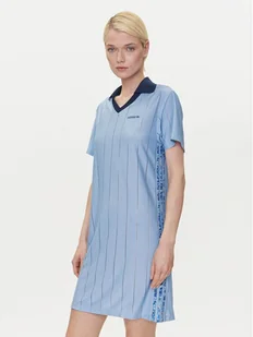 adidas Sukienka codzienna Liberty London Tonal Football JC5313 Niebieski Regular Fit - Sukienki - miniaturka - grafika 1