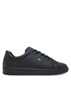 Tommy Hilfiger Sneakersy Low Cut Lace-Up T3X9-34073-1355 Czarny - Buty dla chłopców - miniaturka - grafika 1