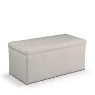 Pufy i podnóżki - Dekoria.pl Dekoria.pl Skrzynia tapicerowana Silver(jasnoszary) 90 × 40 × 40 cm Cotton Panama 525-702-31 - miniaturka - grafika 1