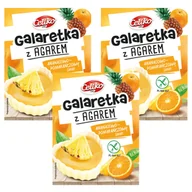 Galaretki - Celiko Galaretka z agarem ananasowo-pomarańczowa Zestaw 3 x 45 g - Żywność - miniaturka - grafika 1