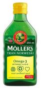 Witaminy i minerały - MÖLLER&#039;S Tran norweski  aromat cytrynowy, 250 ml - miniaturka - grafika 1