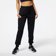 Spodnie damskie - Spodnie damskie New Balance WP23287BK  czarne - miniaturka - grafika 1