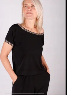 CZARNY KOMBINEZON DAMSKI PREMIUM EXTRA OKAZJA - Kombinezony - miniaturka - grafika 1