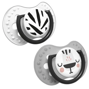 Lovi Lovi Dynamiczny smoczek uspokajający 3-6m Salt&Pepper 2szt. | szybka  | szeroki wybór smoczków uspokajających - Smoczki uspokajające - miniaturka - grafika 1