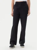 Spodnie sportowe damskie - Vans Spodnie materiałowe Union VN000HGJ Czarny Wide Leg - miniaturka - grafika 1