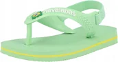 Sandały damskie - Havaianas Sandałki Niemowlęce Zielone 19 Żnp - miniaturka - grafika 1
