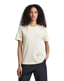 Koszulki i topy damskie - G-STAR RAW Koszulka damska, zielona (Papyrus 4107-D113), XS - grafika 1