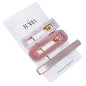 Ozdoby do włosów - Zestaw 3 Sztuk Opalizujących Spinek Do Włosów Sp214 - miniaturka - grafika 1