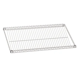 B2B Partner Półka druciana ukośna, 900x450 mm SL9045AC - Szafy i regały magazynowe - miniaturka - grafika 1