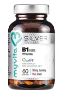 Witaminy i minerały - MyVita Witamiana B1 Tiamina 50mg 60 kapsułek vege 34 g Silver Pure - miniaturka - grafika 1