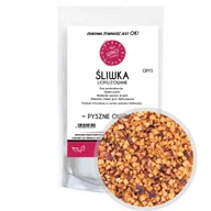 Zdrowa żywność - ŚLIWKA OWOCE LIOFILIZOWANE KOSTKA DO DEKORACJI NAPOI JADALNE 50g - miniaturka - grafika 1