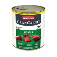 Mokra karma dla psów - animonda GranCarno Original Adult Dziczyzna 12x800 g - miniaturka - grafika 1
