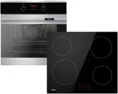 Zestawy AGD - Zestaw AGD do zabudowy Amica Piekarnik elektryczny EB6521 Fusion + Płyta indukcyjna PI6501 - miniaturka - grafika 1