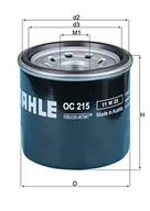 Filtry oleju - MAHLE Filtr oleju - miniaturka - grafika 1
