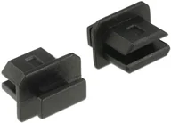 Akcesoria do komputerów stacjonarnych - Delock ZAŚLEPKA NA MINI DISPLAYPORT CZARNA DUST COVER DELOCK 10-PACK Z UCHWYTEM 64026 - miniaturka - grafika 1