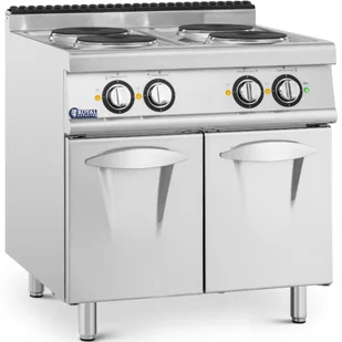 Kuchnia elektryczna wolnostojąca z szafką 4 pola grzewcze 10.4 kW 400 V - Akcesoria gastronomiczne - miniaturka - grafika 1