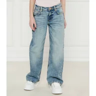 Spodnie sportowe damskie - Guess Jeansy Loose fit - miniaturka - grafika 1