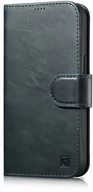 Etui i futerały do telefonów - iCarer Oil Wax Wallet Case 2in1 etui iPhone 14 Pro Max skórzany pokrowiec z klapką Anti-RFID niebieski (WMI14220724-BU) - miniaturka - grafika 1