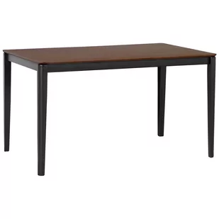 Beliani Stół do jadalni 135 x 80 cm ciemny brąz CEDAR - Stoły - miniaturka - grafika 1