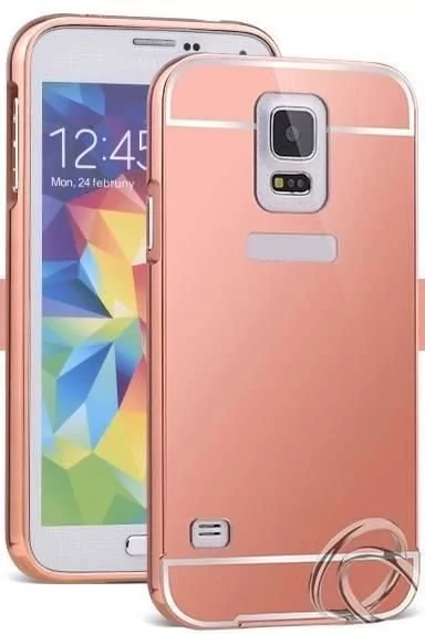 Bumper Mirror Samsung Galaxy S5 Różowy