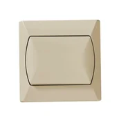 Wyłączniki światła i elektryczne - LEDart pojedynczy beżowy ŁP-1A/01 Akcent Ospel - miniaturka - grafika 1