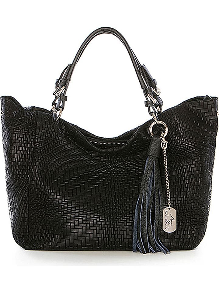 Anna Morellini Skórzany shopper bag 