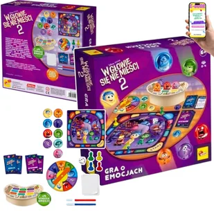 GRA O EMOCJACH W GŁOWIE SIĘ NIE MIEŚCI 2 INSIDE OUT 2 – INTERAKTYWNA PRZYGODA Z UCZUCIAMI PREZENT DLA DZIECKA 5+ EBOOK - Gry planszowe - miniaturka - grafika 1