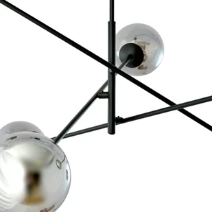 Emibig LINEAR 6 BLACK/GRAFIT 1167/6 lampa sufitowa żyrandol nowoczesny klosze 1167/6 - Lampy sufitowe - miniaturka - grafika 6