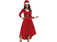 Stroje karnawałowe - Kostium Pani Mikołajowa dla kobiety - 1 szt. - miniaturka - grafika 1
