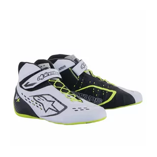 Buty kartingowe Alpinestars TECH 1-KX V2 biało-żółte - Odzież do sportów motorowych - miniaturka - grafika 1