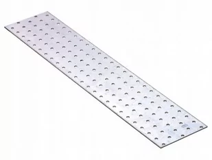 PP17 PŁYTKA PERFOROWANA ŁĄCZNIK PŁASKI 100x500 2mm - Inne mocowania - miniaturka - grafika 1