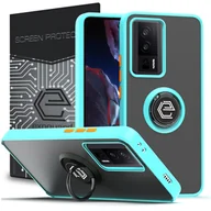 Etui i futerały do telefonów - ETUI EXOGUARD O-RING + SZKŁO - XIAOMI POCO F5 PRO - PANCERNE CASE OBUDOWA FUTERAŁ RING - miniaturka - grafika 1