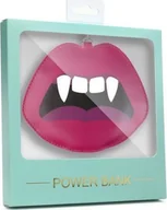 Powerbanki - Powerbank Babaco Brelok Usta 2200mAh Czerwony - miniaturka - grafika 1