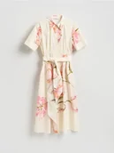 Sukienki - Reserved - Szmizjerka w kwiaty - wielobarwny - miniaturka - grafika 1