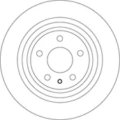 Tarcze hamulcowe - Tarcza hamulcowa TRW DF6809 - miniaturka - grafika 1
