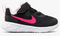 Buty dla dziewczynek - Buty Dziecięce Sportowe Czarne Nike Revolution 6 Nn DD1094-007 r. 18,5 - miniaturka - grafika 1
