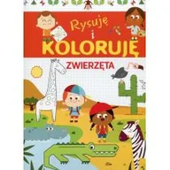 Książki edukacyjne - Rysuję i koloruję Zwierzęta - Floreale M., Cianetti R. il. - miniaturka - grafika 1