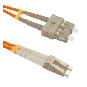 Qoltec Optic Patchcord SC/UPC LC/UPC MM 50/125 OM2 3m 54041 - Kable światłowodowe - miniaturka - grafika 2