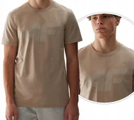 Koszulki męskie - T-shirt bawełniany męski 4F - miniaturka - grafika 1