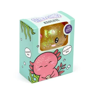 PUCKATOR, gniotek axolotl błyszczący 1 szt.mix ty963 - Zabawki sensoryczne - miniaturka - grafika 1