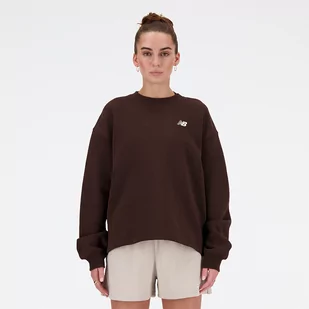 Bluza damska New Balance WT33532KCF  brązowa - Bluzy damskie - miniaturka - grafika 1