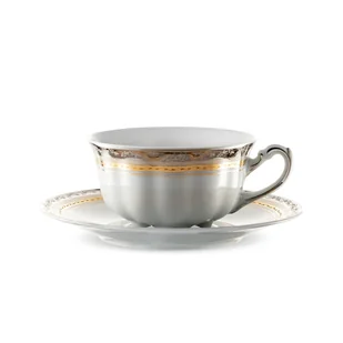 Filiżanka 220 ml ze spodkiem Bolero Princess E551 - Filiżanki - miniaturka - grafika 1