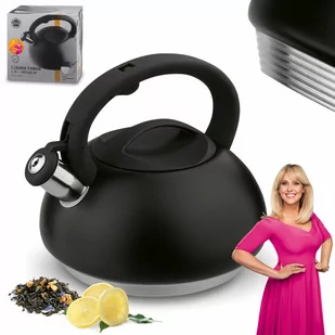 Czajnik na indukcję Konighoffer Fargo II 2,8 l czarny poleca EWA WACHOWICZ - Czajniki na gaz - miniaturka - grafika 1