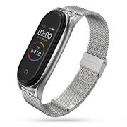 Akcesoria do zegarków - Tech-Protect Bransoleta Milaneseband do Xiaomi Mi Band 7 silver - darmowy odbiór w 22 miastach i bezpłatny zwrot Paczkomatem aż do 15 dni - miniaturka - grafika 1