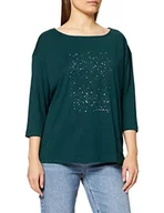 Koszulki i topy damskie - ESPRIT T-shirt damski, 375/DARK TEAL GREEN, L - miniaturka - grafika 1