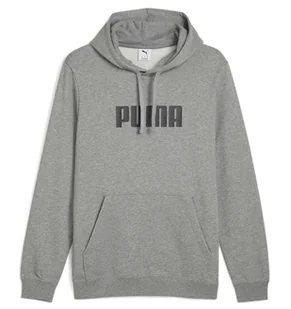 Bluza PUMA ESS LOGO HOODIE szara typ kangurka z kapturem XXL - Bluzy męskie - miniaturka - grafika 1